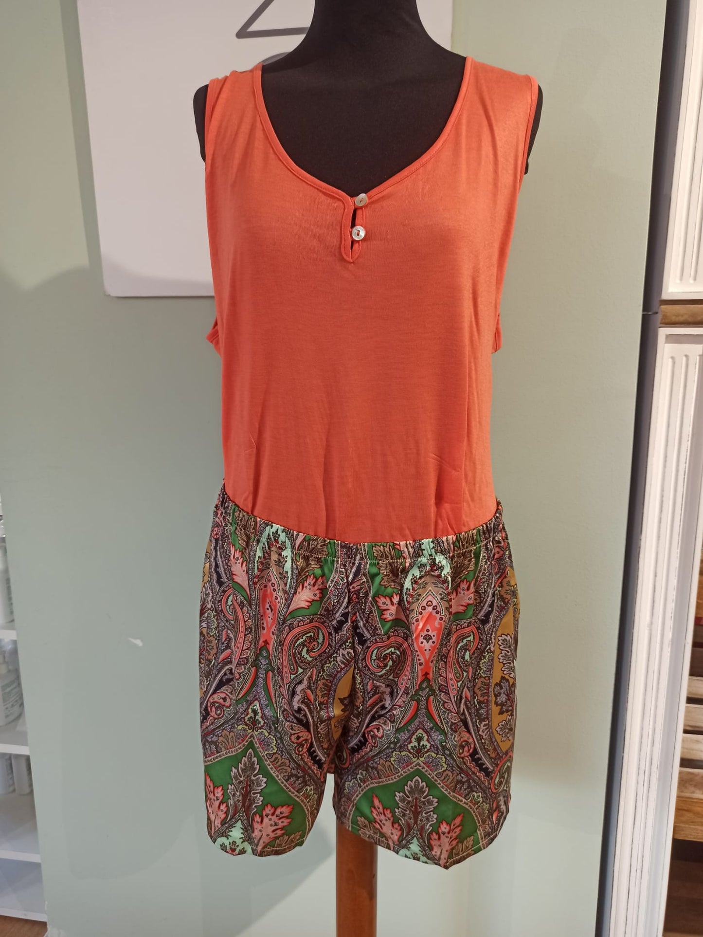 Pigiamino Paisley Multicolor