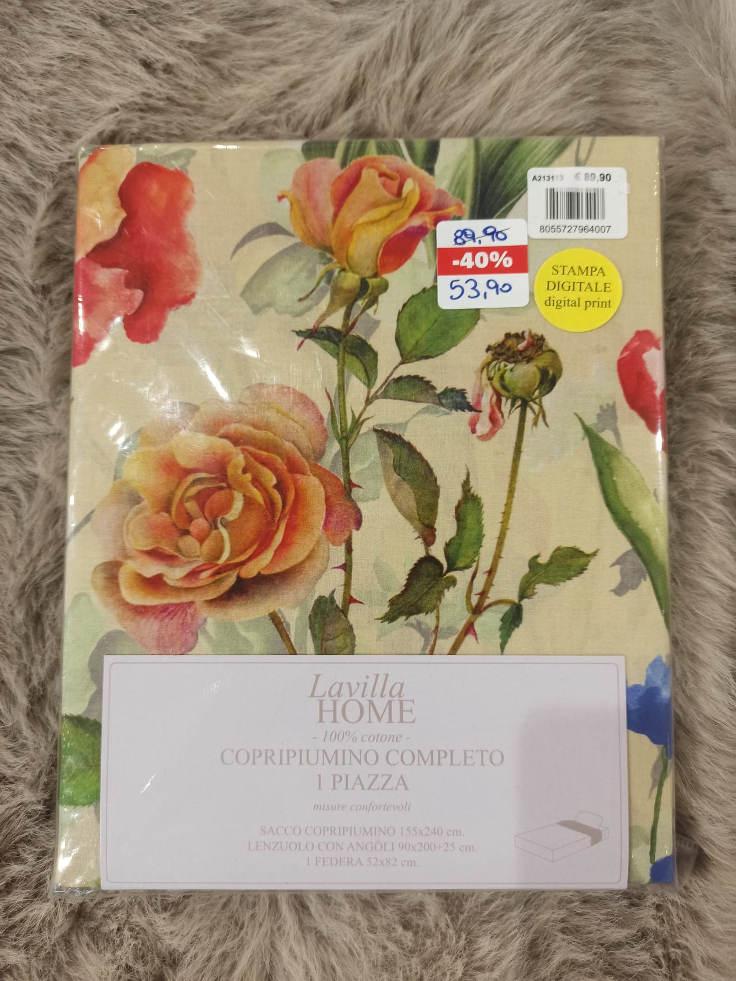 Copripiumino completo singolo FAVOLA