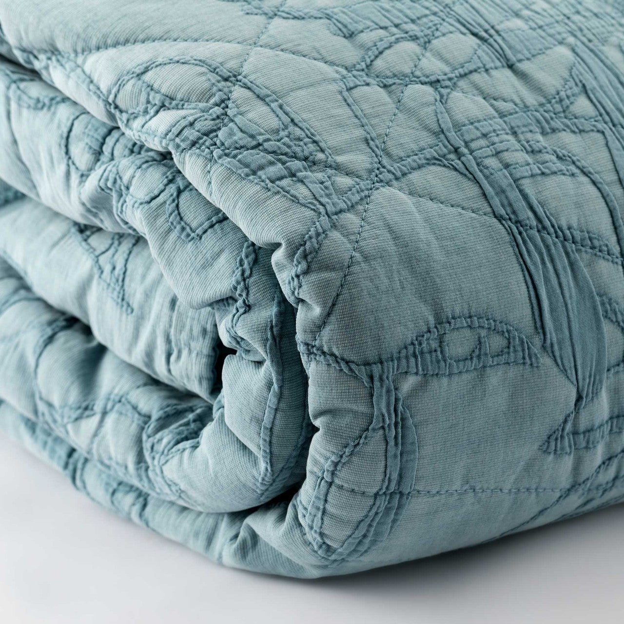 CHLOE' - Trapuntino in Jacquard - Azzurro