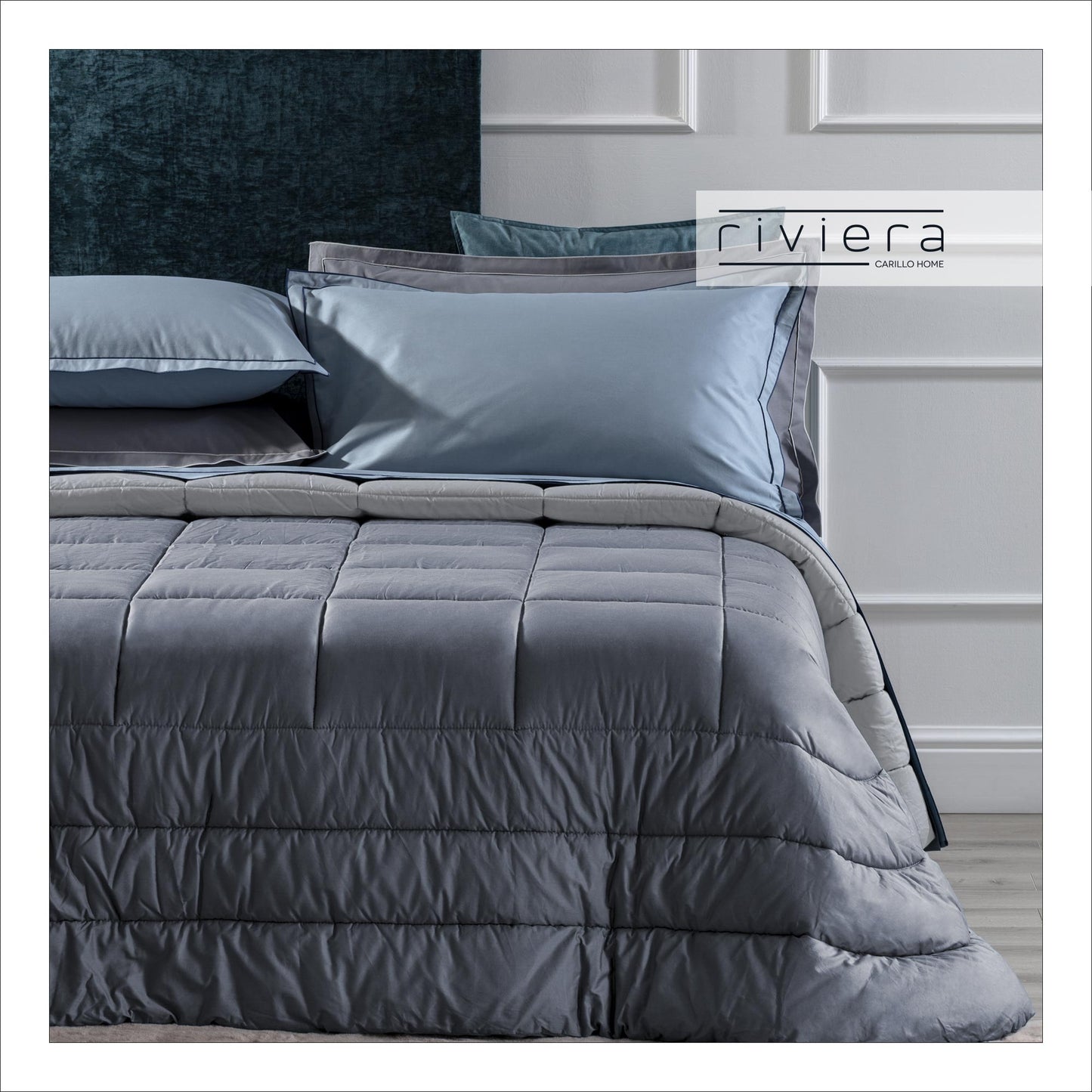Trapunta in COTONE paint - Grigio