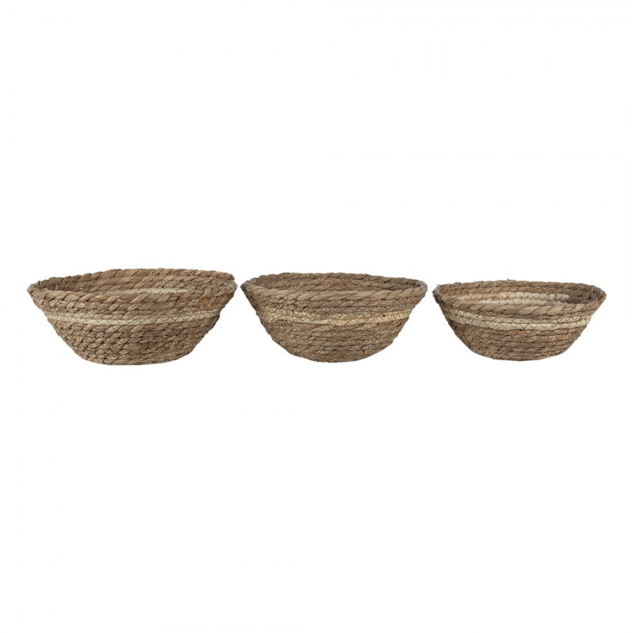 Set 3 cestini in corda