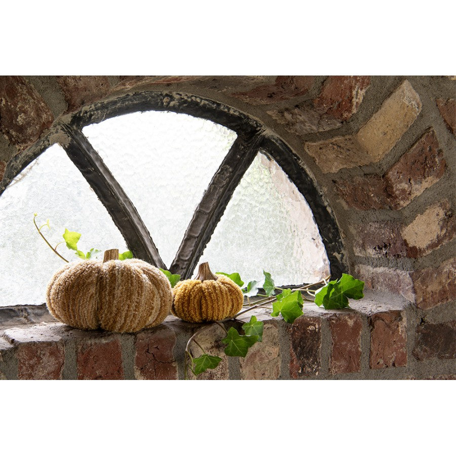 Decorazione Zucca 15cm marrone