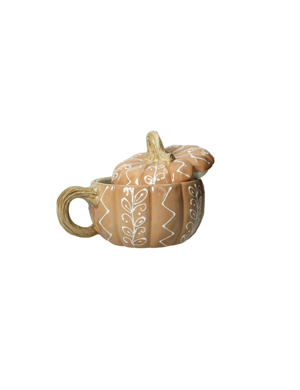Tazza Zucca arancio con tappo