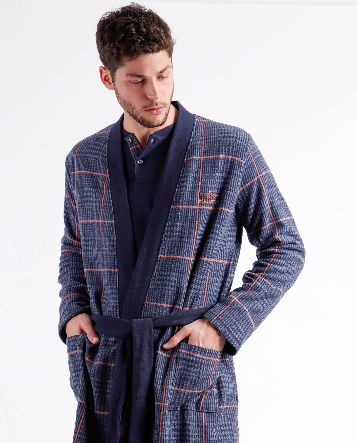 Vestaglia Uomo MAGNIFIC – indigo – OMAH significa casa