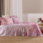 COMPLETO LENZUOLO COPRILETTO COTONE LARIZA