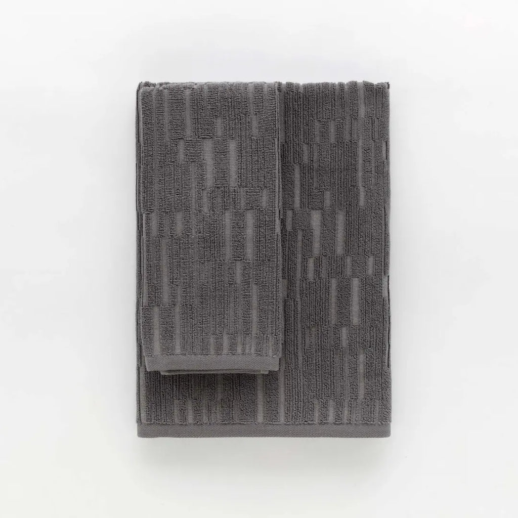 Set 1+1 Asciugamani in spugna jacquard Sorku