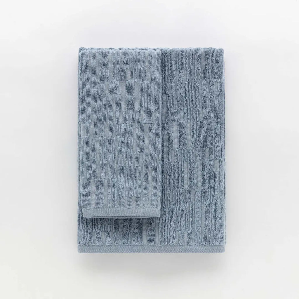 Set 1+1 Asciugamani in spugna jacquard Sorku