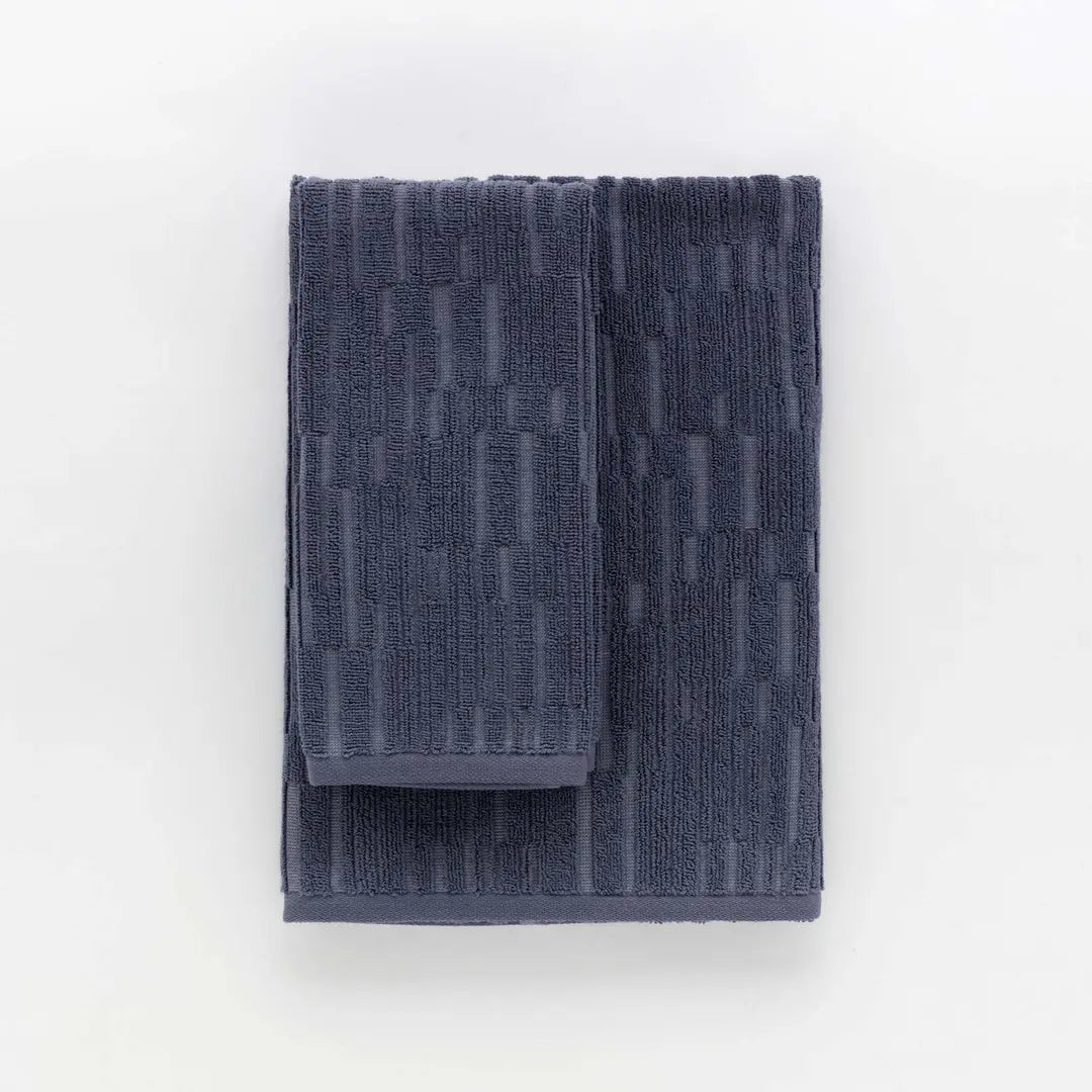 Set 1+1 Asciugamani in spugna jacquard Sorku