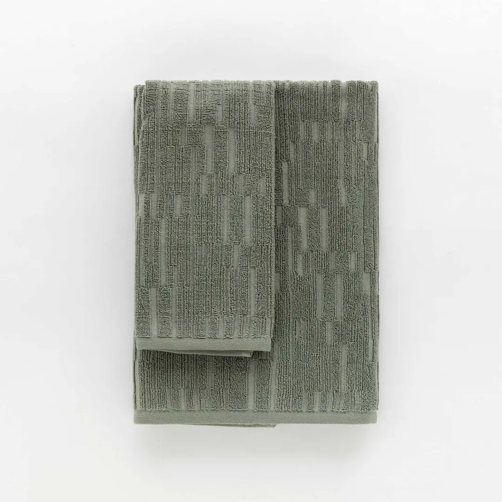 Set 1+1 Asciugamani in spugna jacquard Sorku