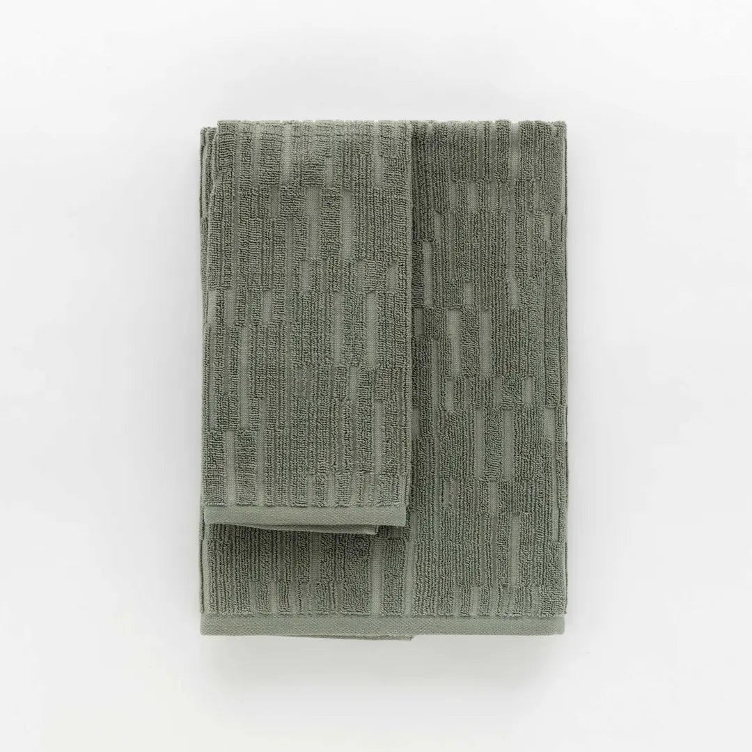 Set 1+1 Asciugamani in spugna jacquard Sorku