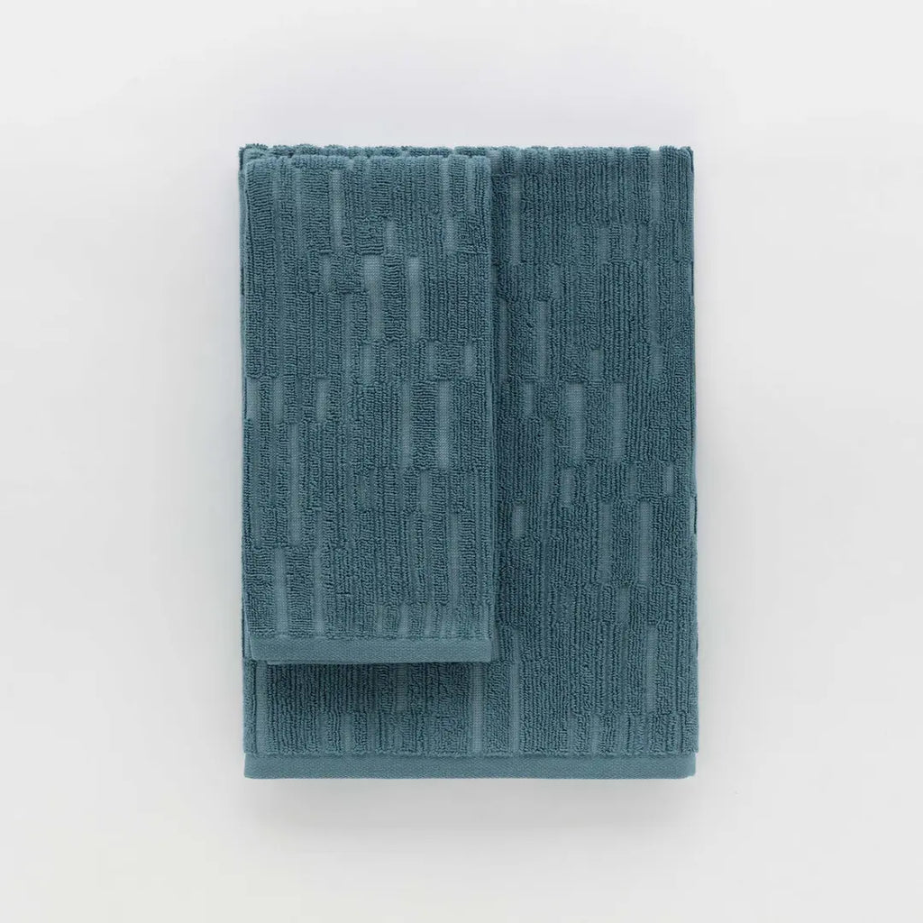 Set 1+1 Asciugamani in spugna jacquard Sorku