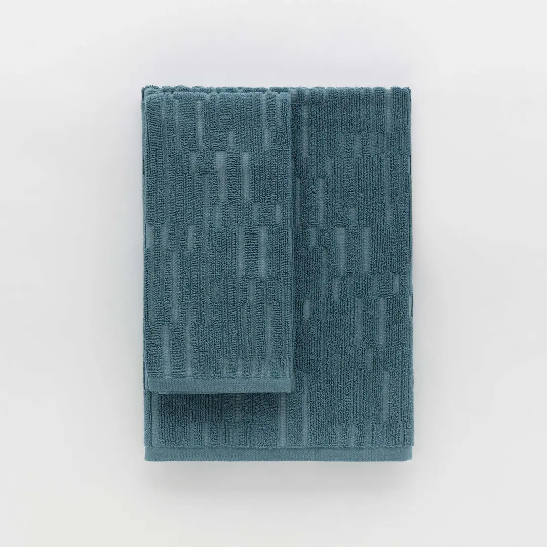 Set 1+1 Asciugamani in spugna jacquard Sorku