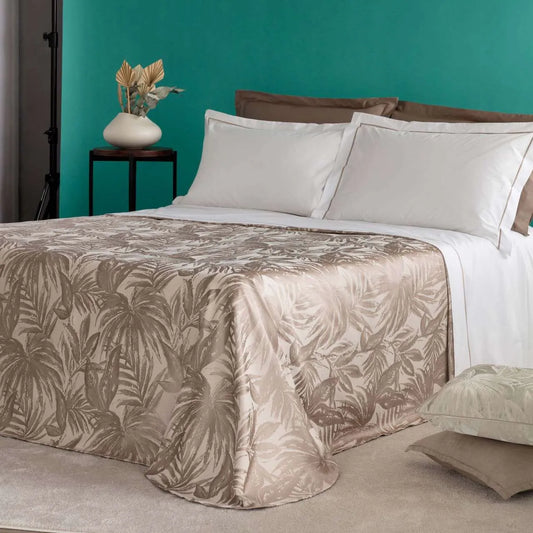 COMALA - Copriletto Jacquard filo oro