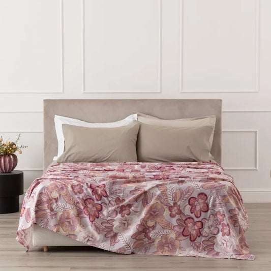 Completo letto in Cotone Stampato Gledia MALVA