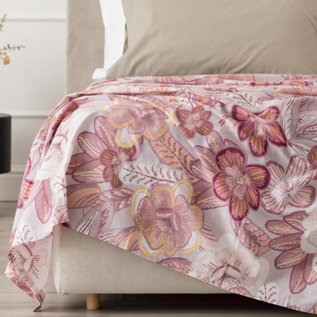 Completo letto in Cotone Stampato Gledia MALVA