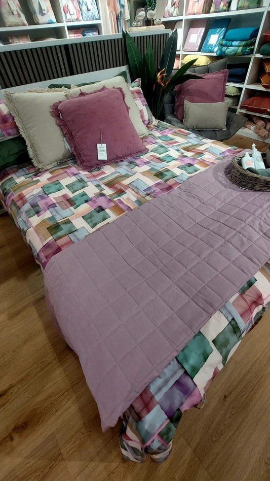 FILIPE COMPLETO LETTO COPRILETTO PERCALLE DI COTONE