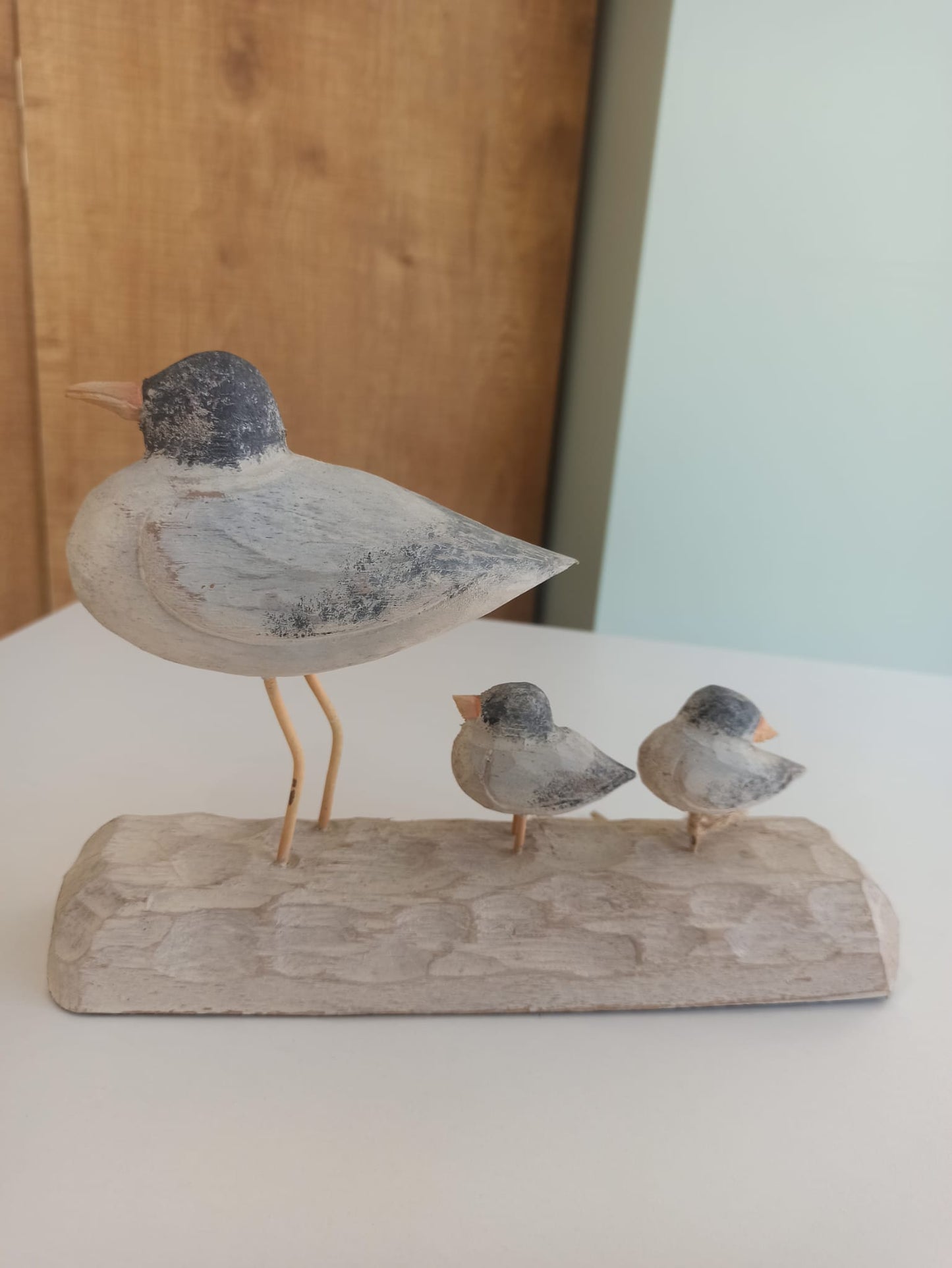 Decorazione Pulcinelle legno e metallo