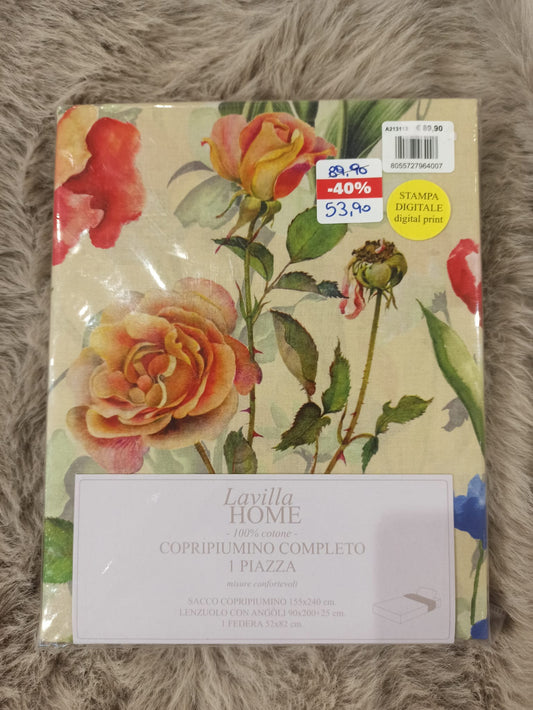 Copripiumino completo singolo FAVOLA