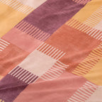 Parure copripiumino in cotone fantasia geometrica patchwork PARKER