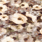 Parure copripiumino matrimoniale in percalle stampa floreale EIRA