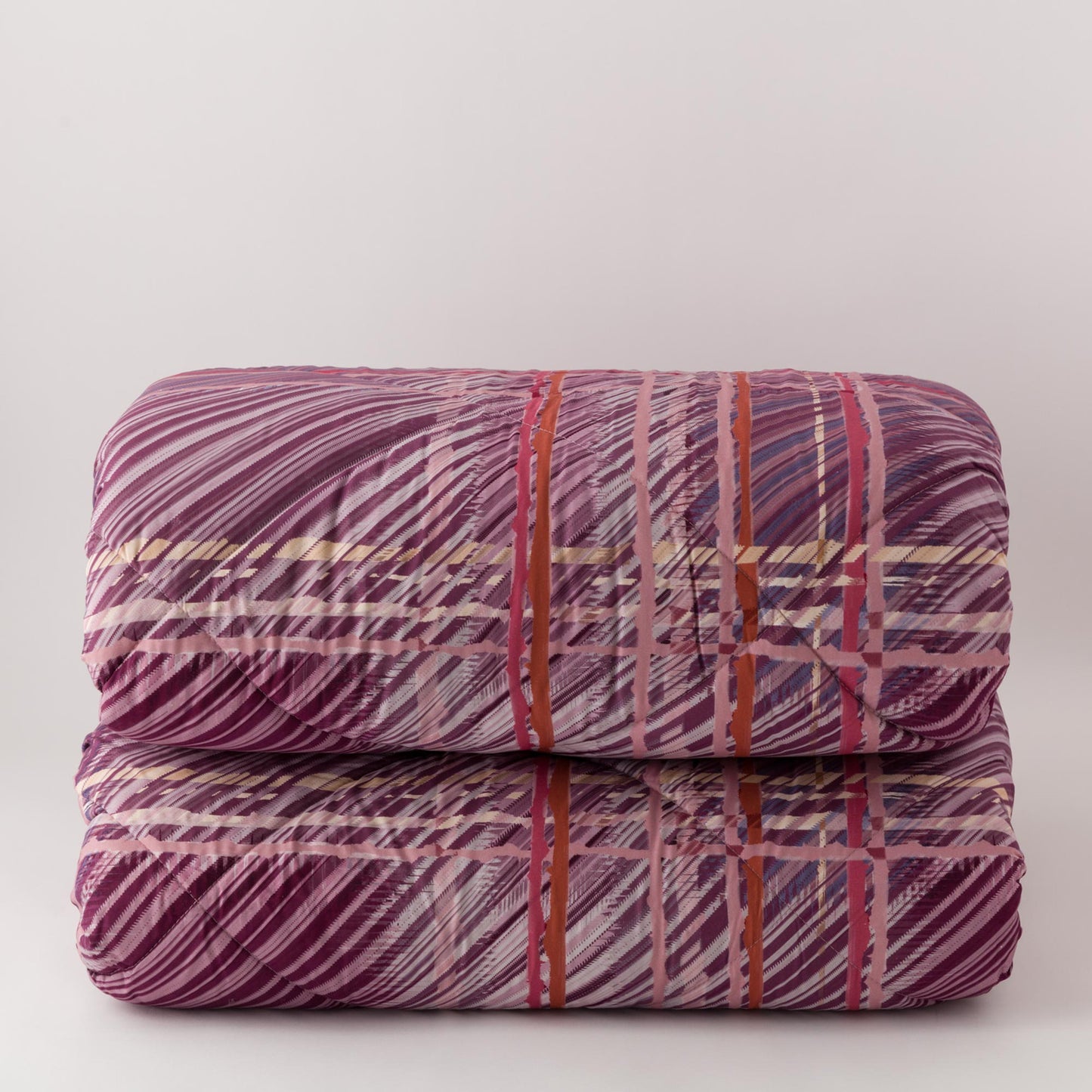 Trapunta Velluto YUTA ROSSO MELOGRANO