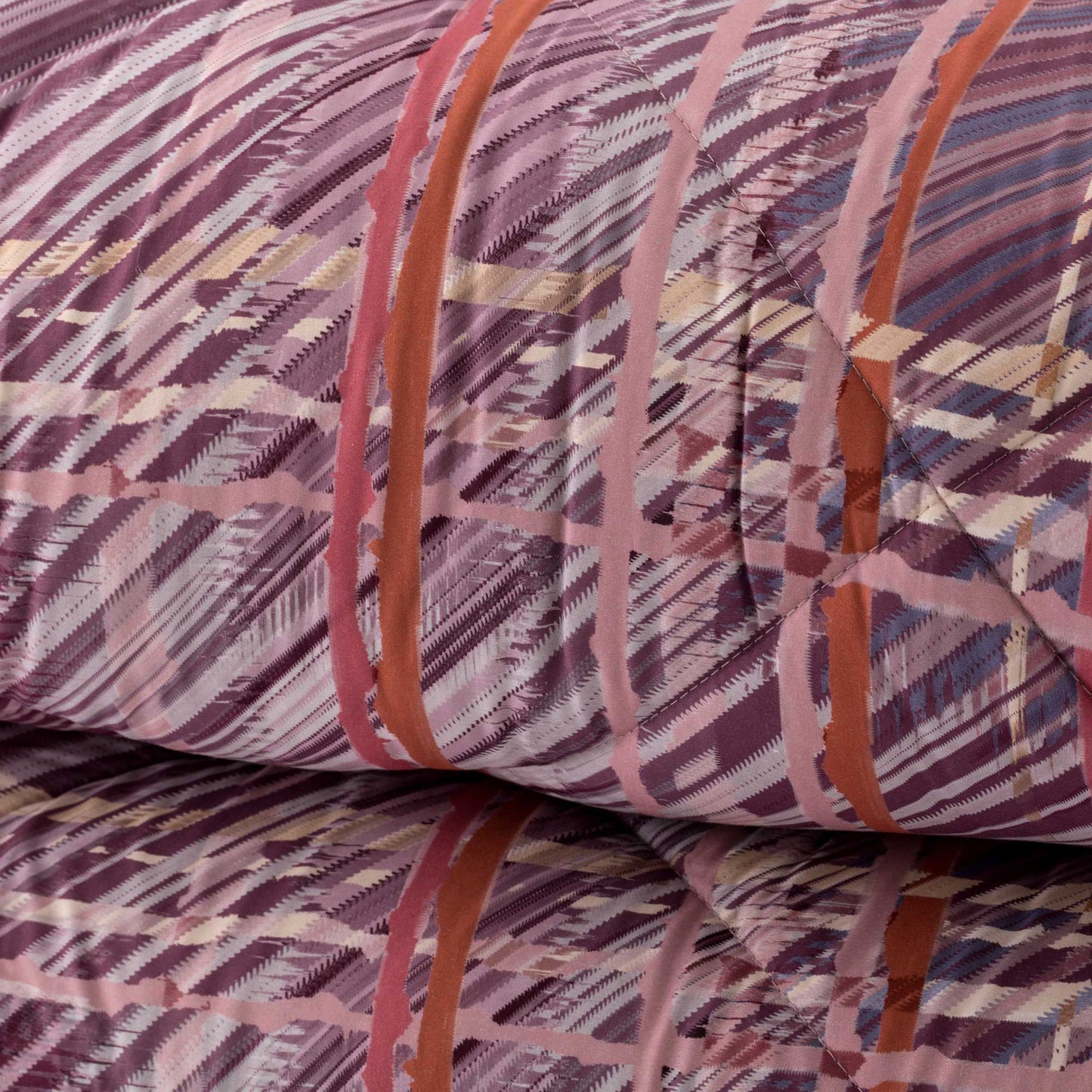 Trapunta Velluto YUTA ROSSO MELOGRANO