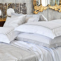 Completo letto in raso dipinto a mano