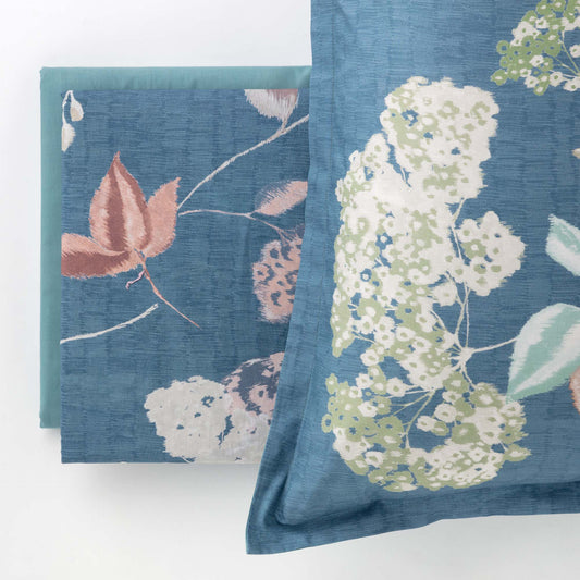 Completo Lenzuolo Copriletto percalle IKEBANA CARTA DA ZUCCHERO