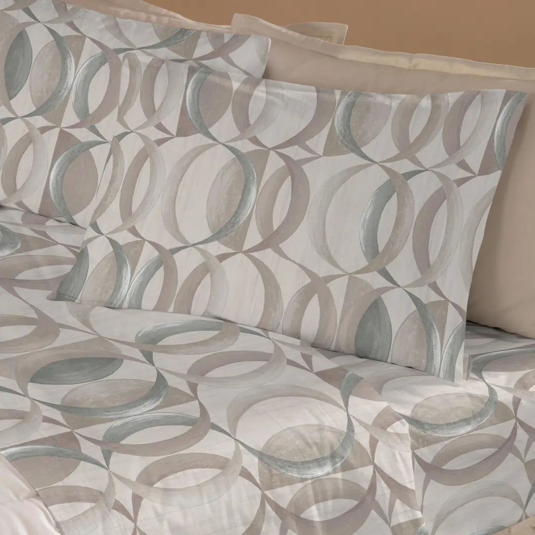 Completo Letto Cotone Garzato Robert BEIGE