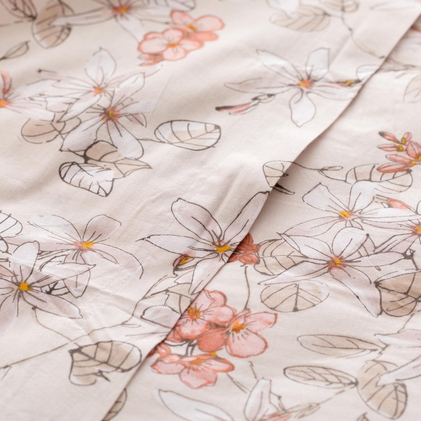 Zoe - completo letto cotone - tortora