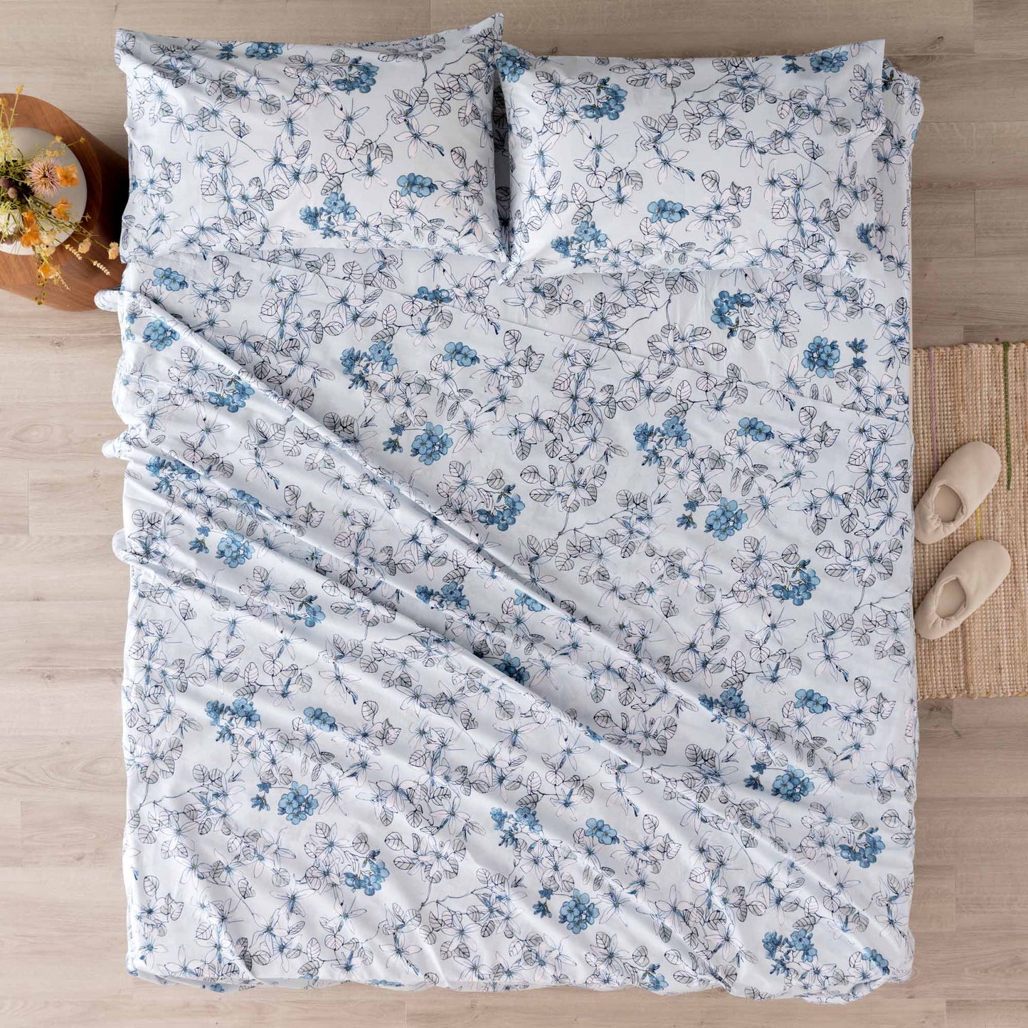 Zoe - completo letto cotone - carta da zucchero