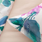 COMPLETO LENZUOLO COPRILETTO  MELIKA PERCALLE ORCHIDEA