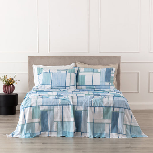 Completo letto in cotone JURI OCEANO