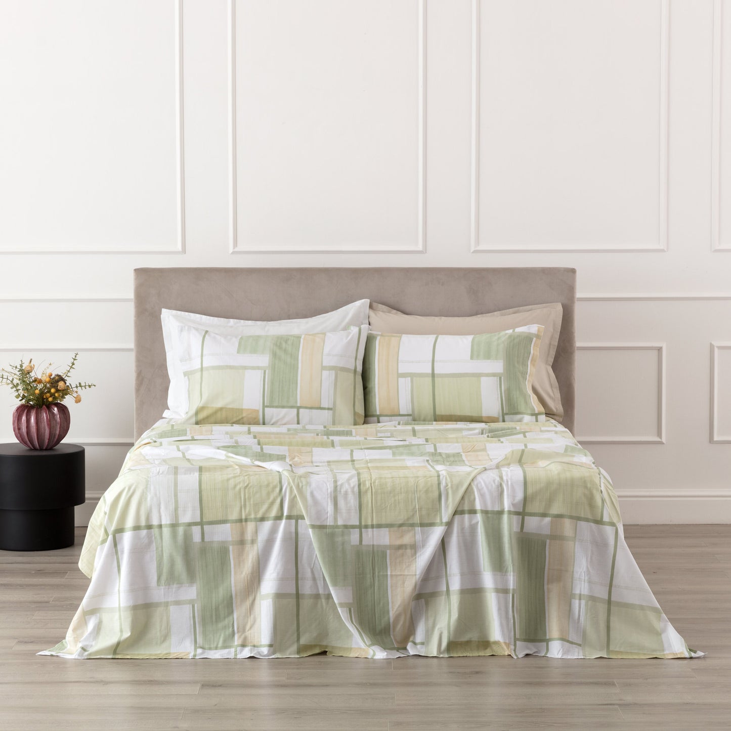 Completo letto in cotone JURI VERDE