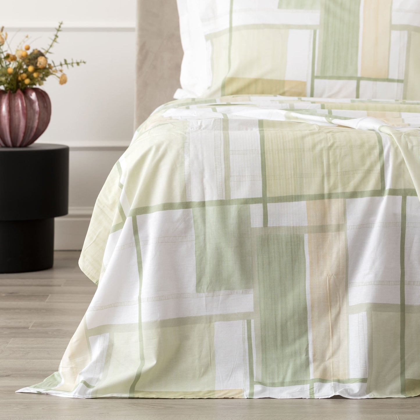 Completo letto in cotone JURI VERDE