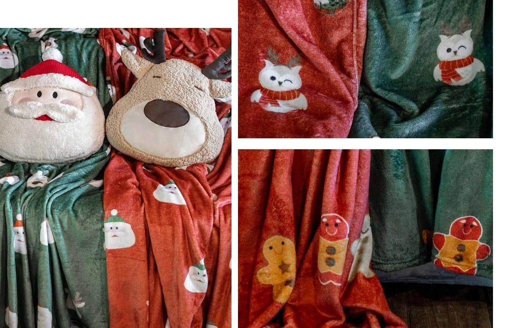 Plaid “Petit Noël” 155X205cm