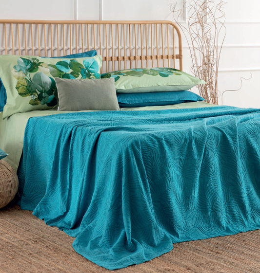 Yucca - Copriletto in Cotone Jacquard
