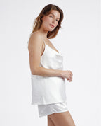 Pigiama Donna/Sposa con spalline, in raso - Luxury