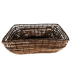 Cestino rattan e nero 3 misure