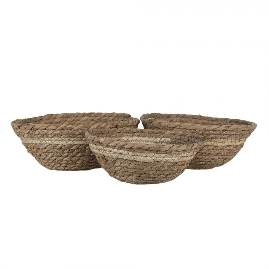 Set 3 cestini in corda