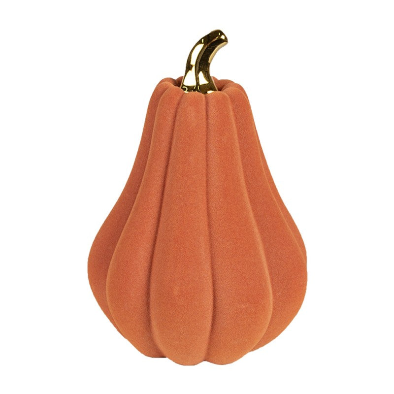 Decorazione Zucca arancione ceramica