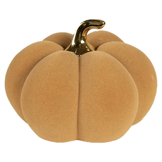 Decorazione Zucca gialla ceramica