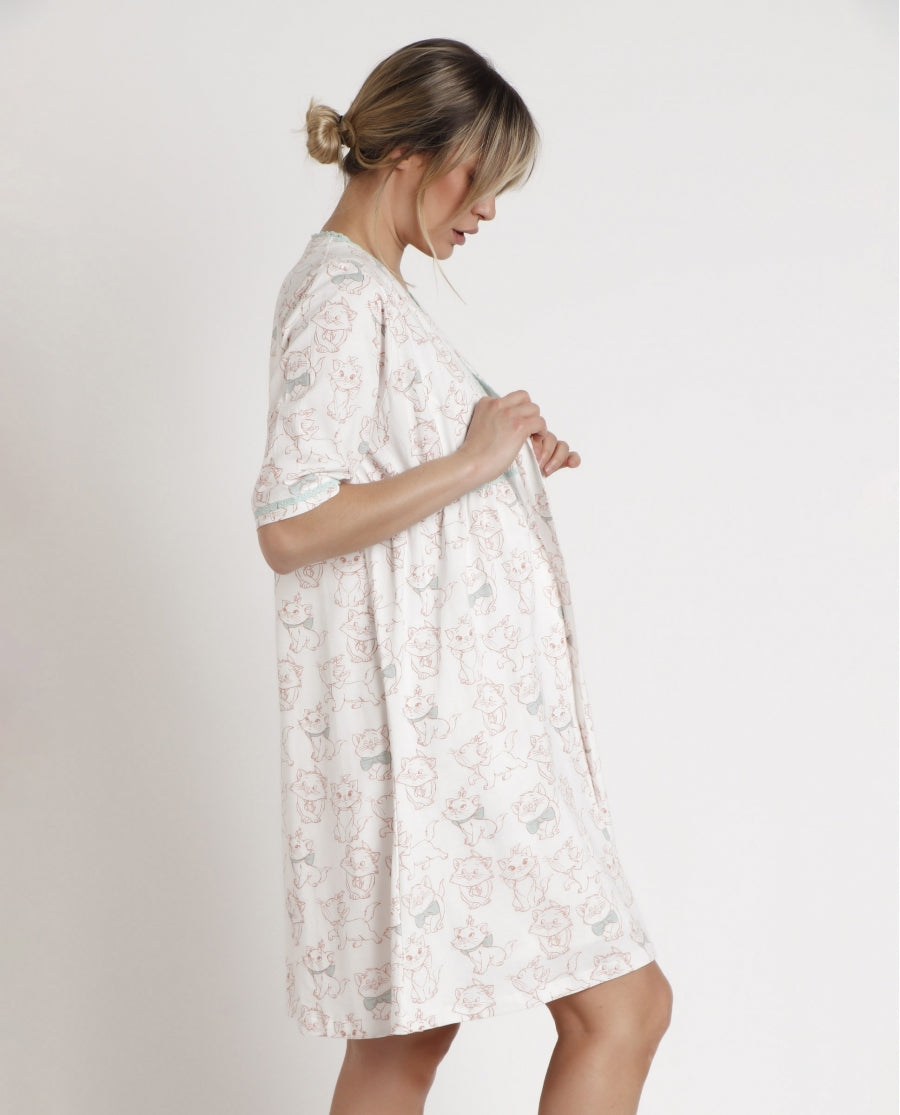 Vestaglia mezza manica Aristogatti – OMAH significa casa