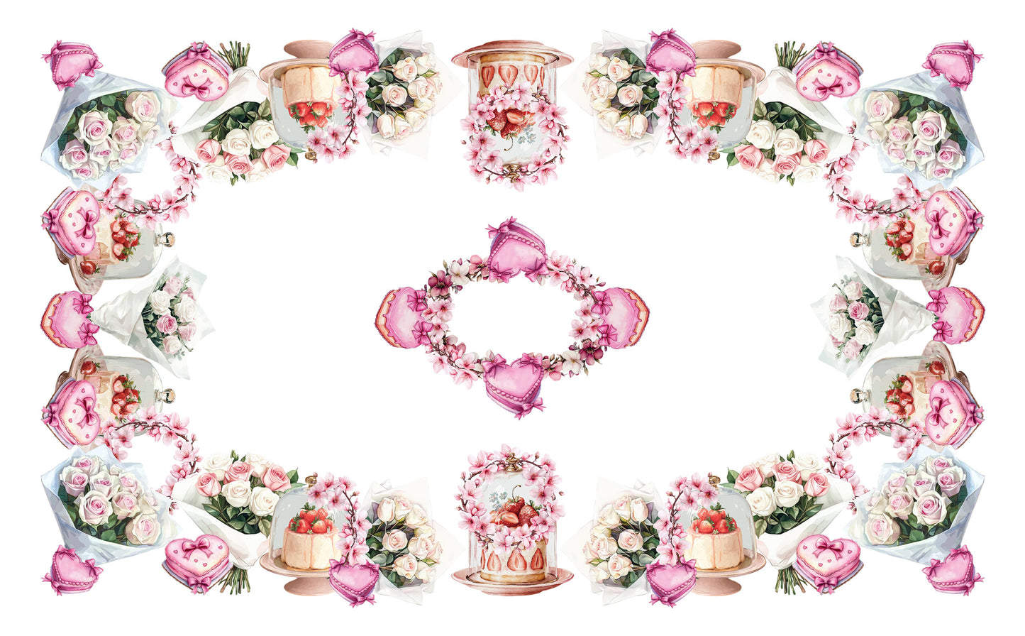 Tovaglia Festa della Mamma - cotone Panama