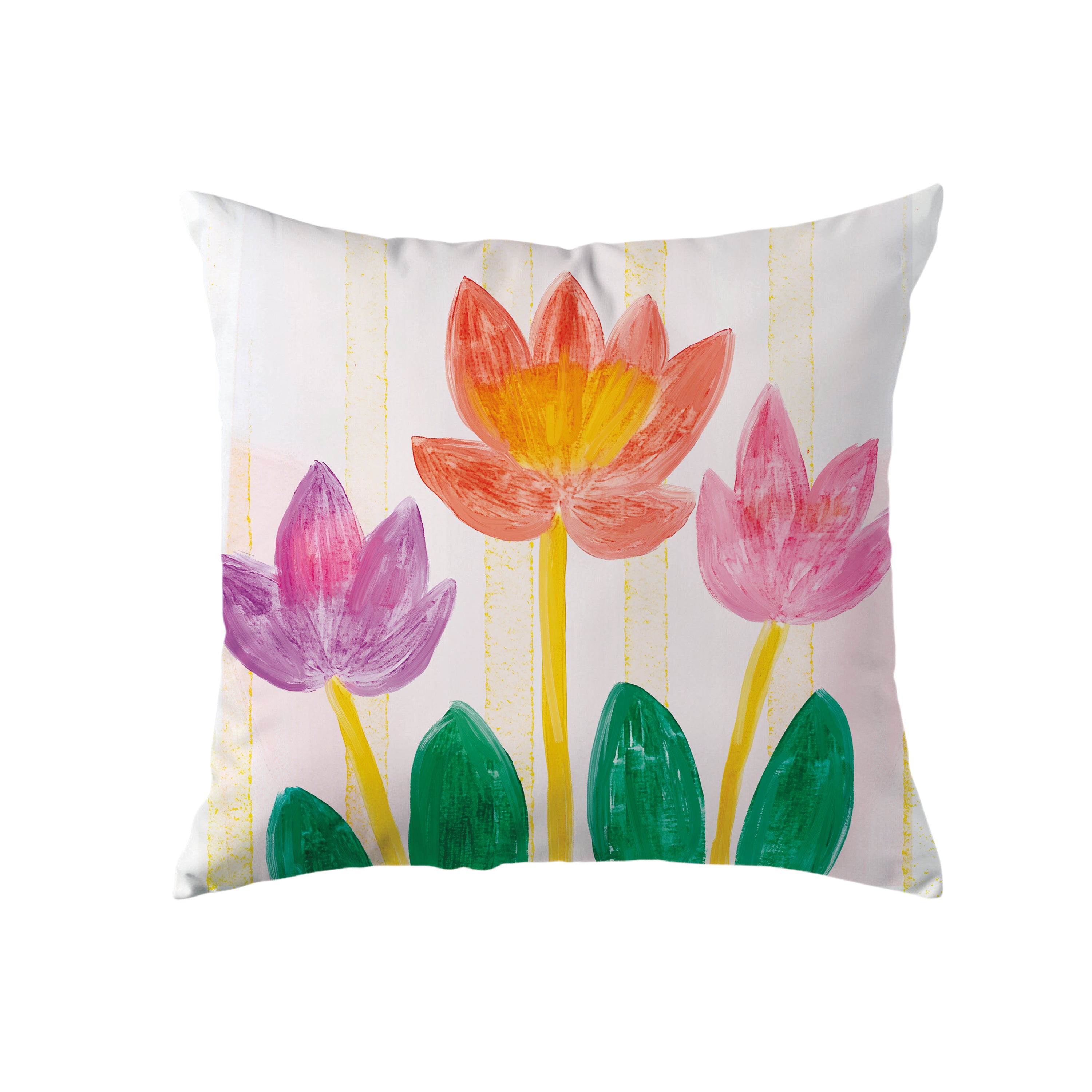 I cuscini decorativi della collezione Petali di luce