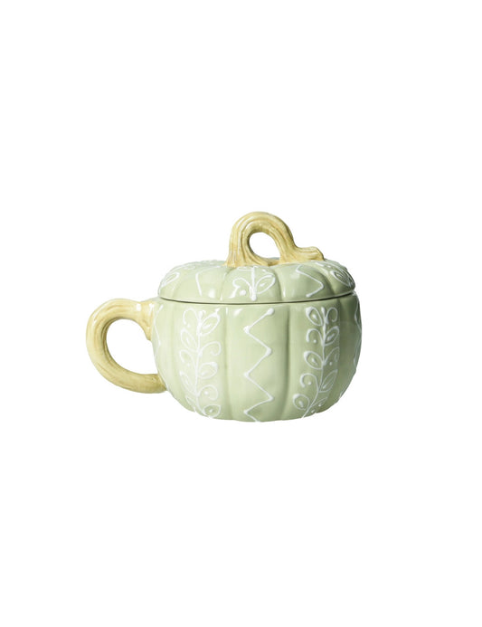 Tazza Zucca verde con tappo