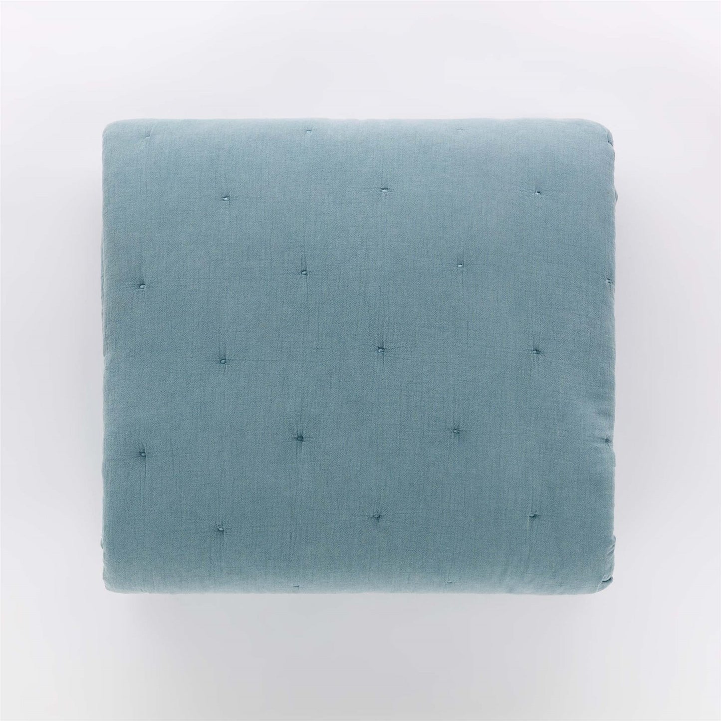 Trapuntino Cotone Stone Washed Fernanda - blu rio