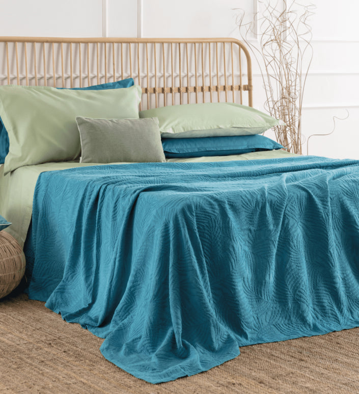 VELARIO -copriletto jacquard cotone 100%