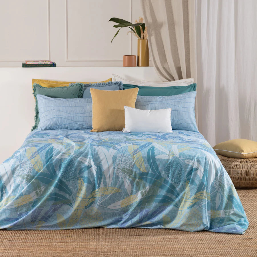 COMPLETO LENZUOLO COPRILETTO COTONE LARIZA